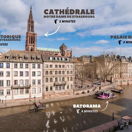 Le Batelier - Hyper-centre, Vue Unique Cathedrale Apartment Strasbourg